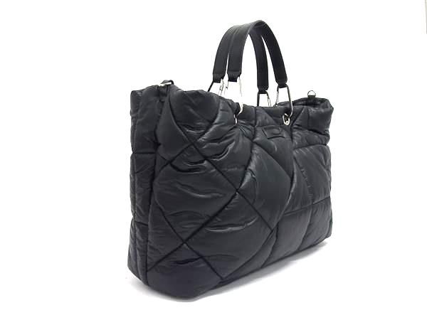 最高級 EMPORIO ARMANI エンポリオアルマーニ MyEA キルティングショッパー ナイロン 2WAY ハンドバッグ ショルダー FP5826 香水