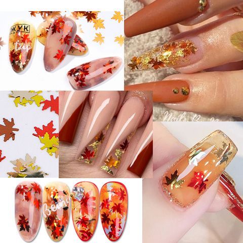 もみじ 紅葉 銀杏 イチョウ キラキラ ホログラム 秋 レジン 封入