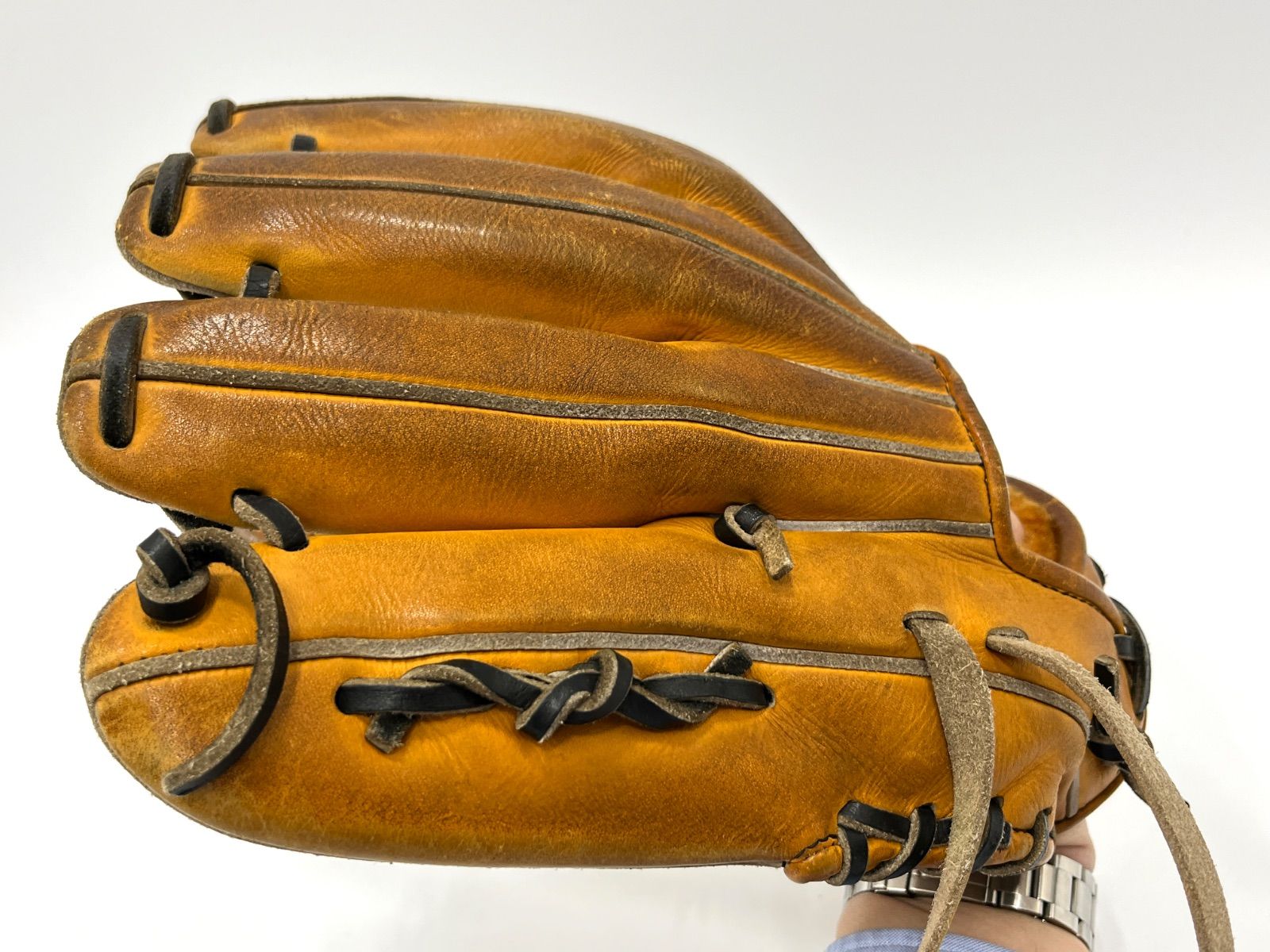 中古品 ミズノ MIZUNO ミズノプロ 硬式 内野手用グローブ HAGAJAPAN