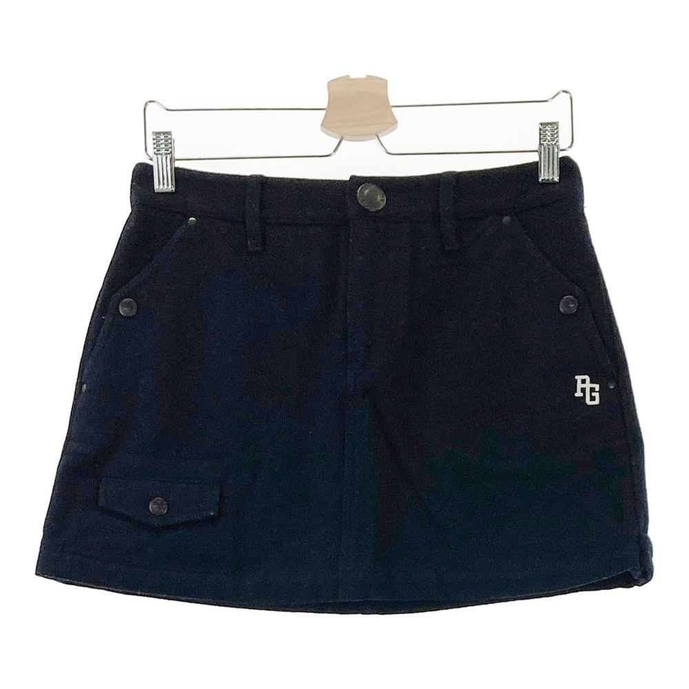 PEARLY GATES ネイビー中綿入りスカート パーリーゲイツ 中綿スカート ネイビー 複数刺しゅうワッペン