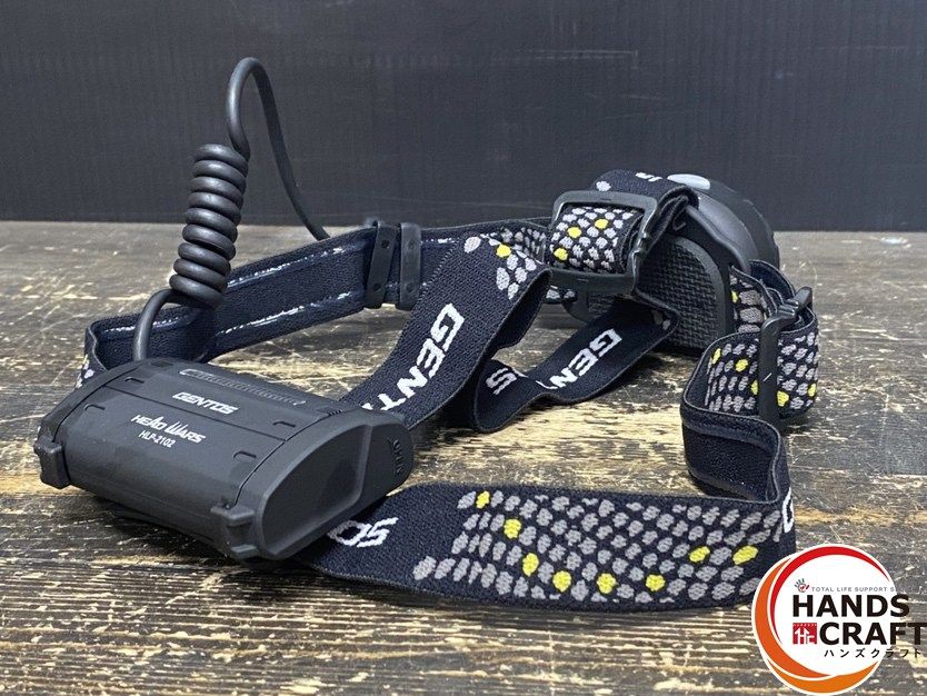 ◆未使用　GENTOSジェントス LEDヘッドライト USB充電式 HLP-1805 500ルーメン