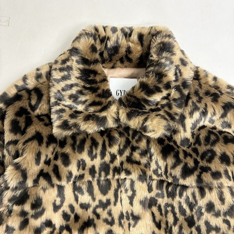 ◇ GYDA ジェイダ ブルゾン レオパード柄 ボアジャケット