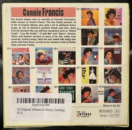 Connie Francis - 19 Original Albums & 【公式通販】