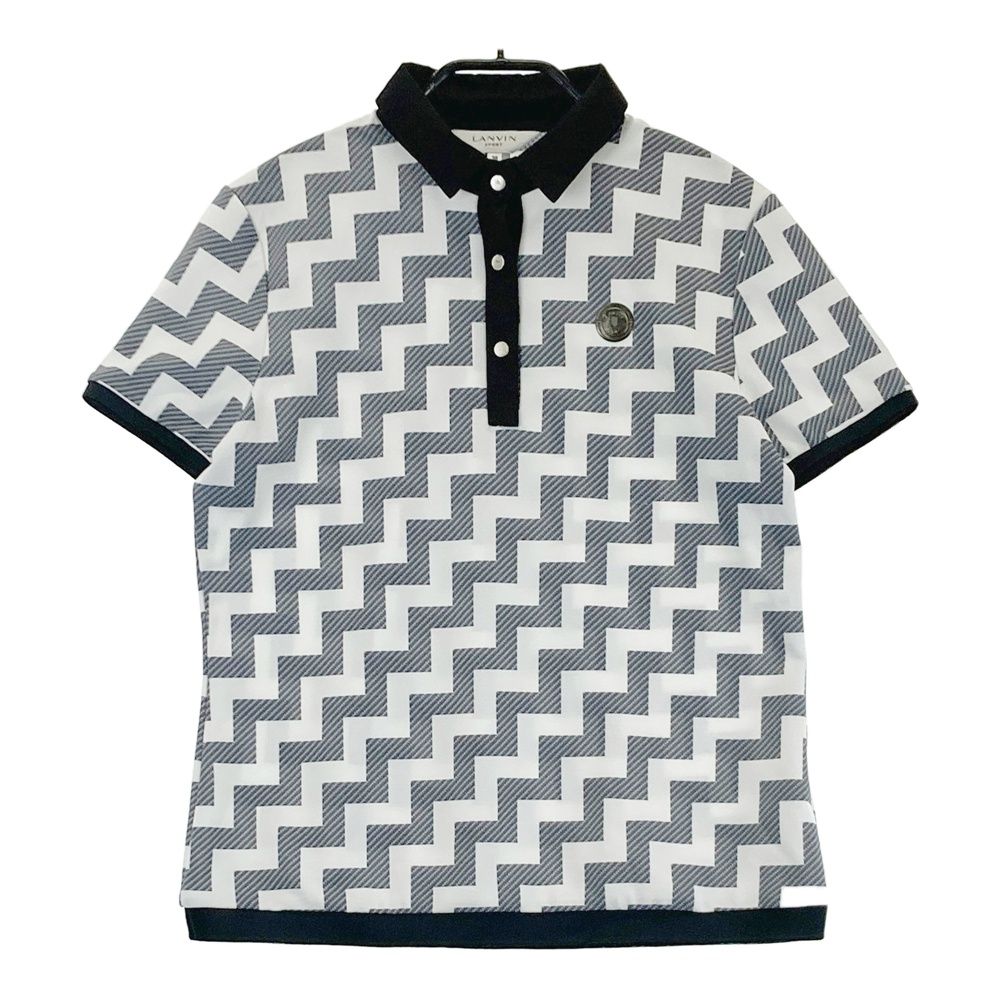 サイズ：38 LANVIN SPORT ランバン スポール 半袖ポロシャツ 総柄