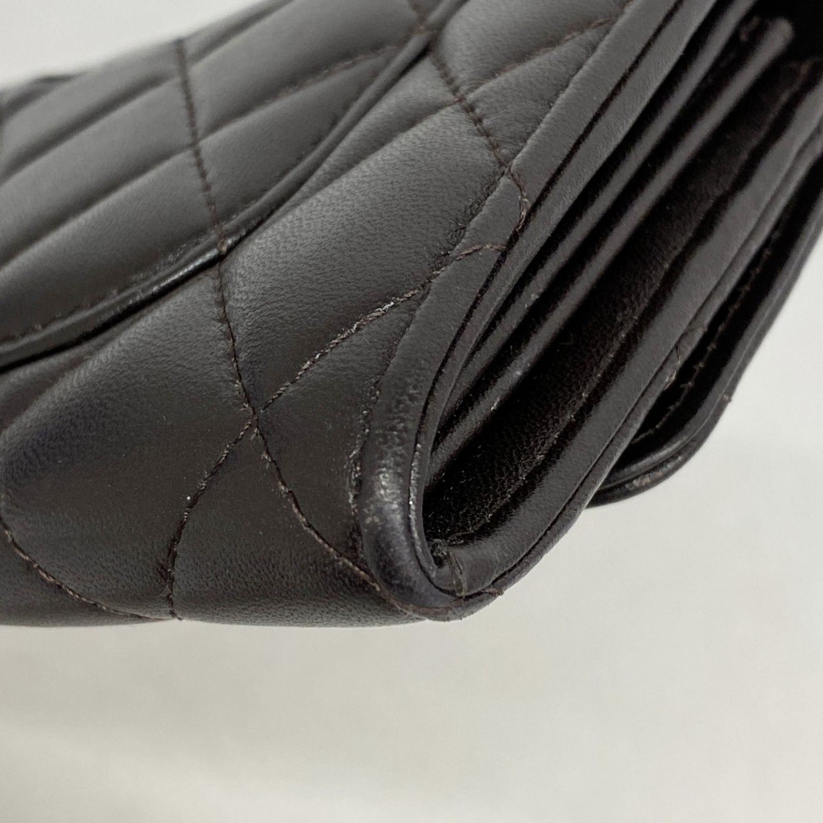 シャネル(Chanel) シャネル 長財布 マトラッセ ラムスキン