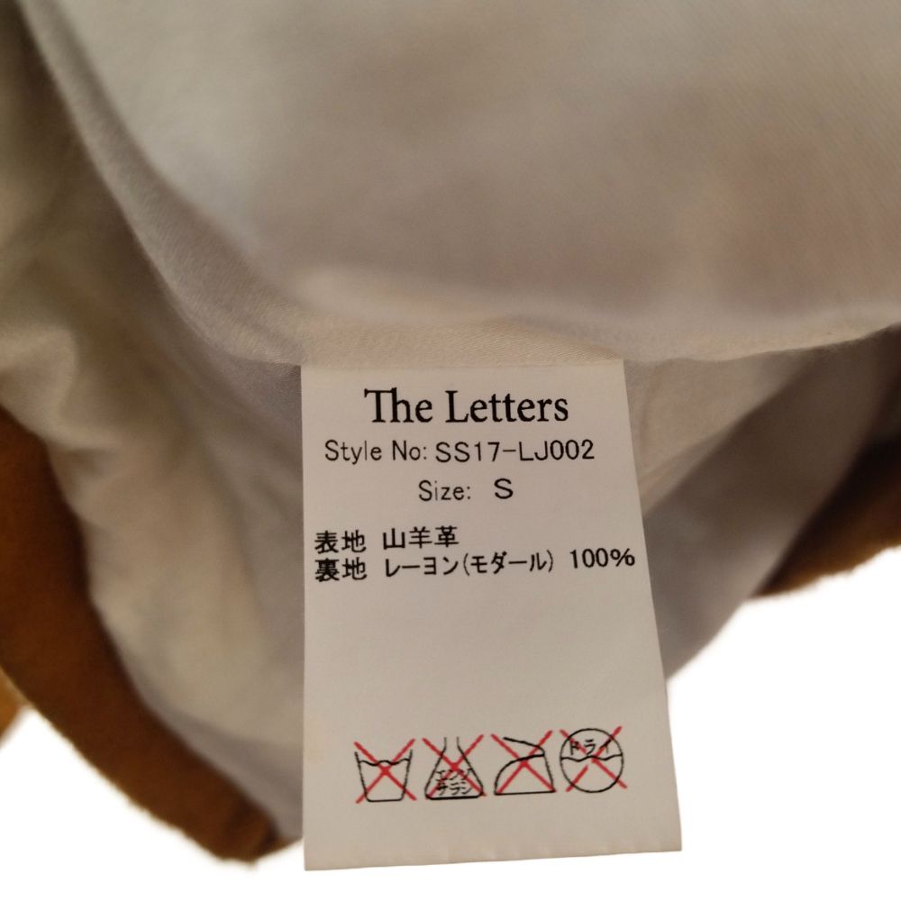 The Letters スエードレザージャケット　ザレターズ スウェード