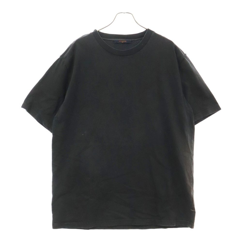 LOUIS VUITTON (ルイヴィトン) 21AW インサイドアウト クルーネック コットン 半袖Tシャツ カットソー ブラック RM212Q JYN HIY47W