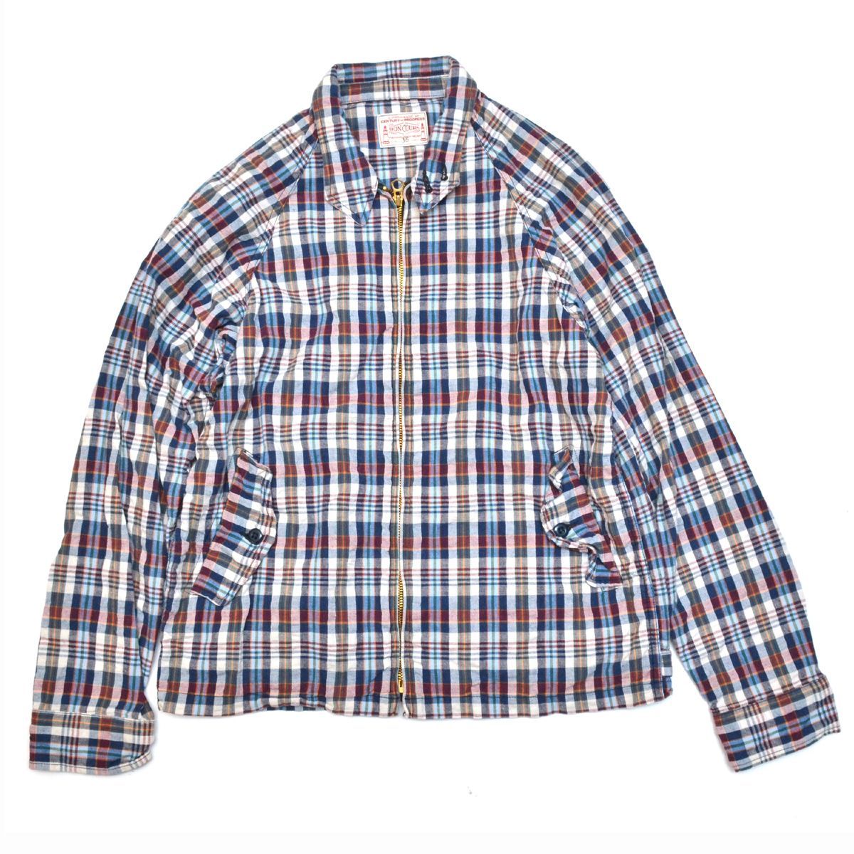 BONCOURA ボンクラ スウィングトップ マドラスチェック ジャケット 36 