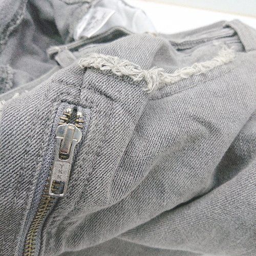 ◇ Θ GRANCY グランシー ZipDesign Buggy DenimPants デニム