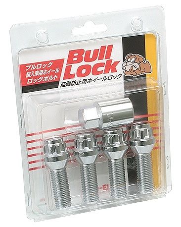 協永産業|KYO-EI ロックボルト ブルロック クロームメッキ M14×P1.25 輸入車ホイール用 入数 1セット 4個 635-28