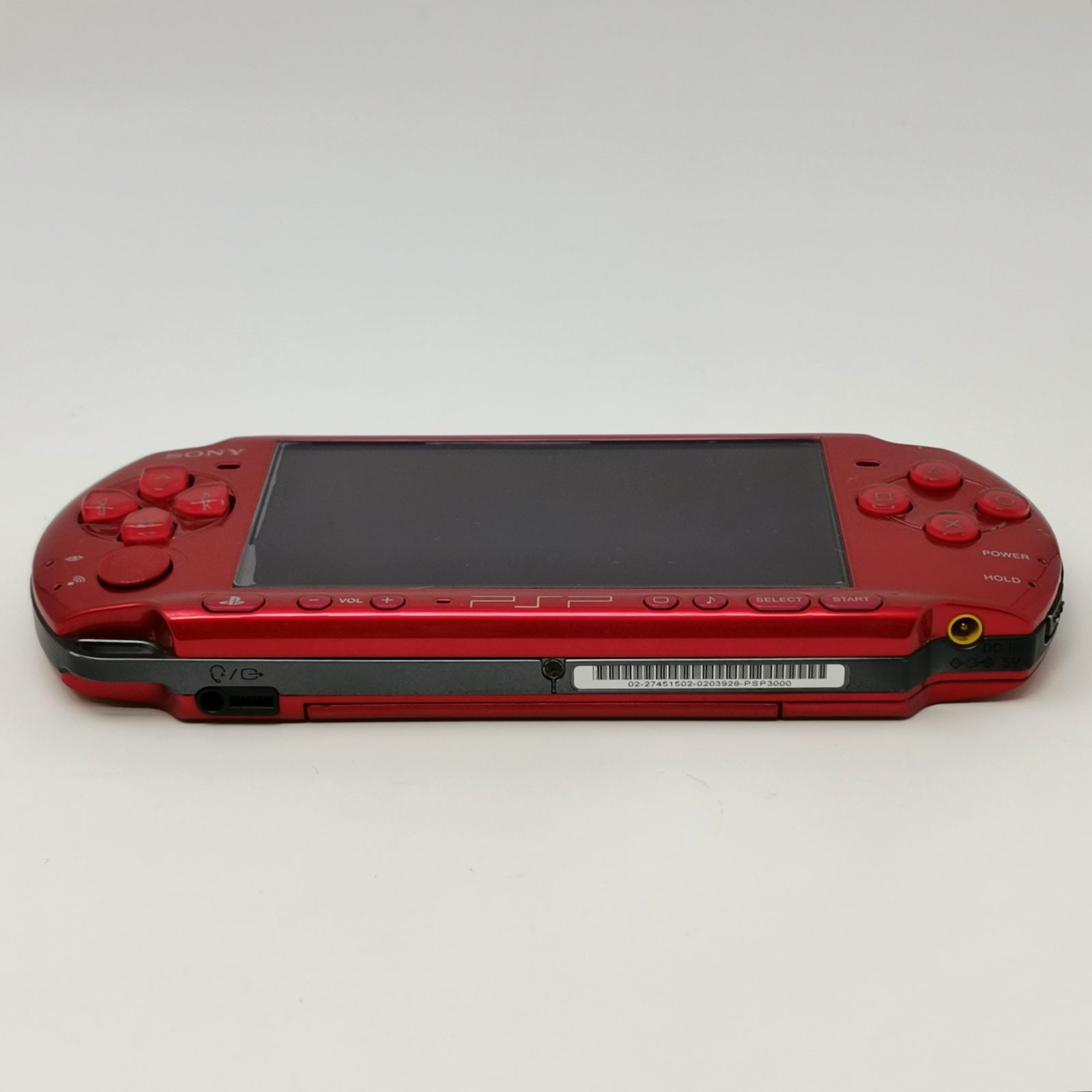 ソニー PSP-3000 レッド バッテリー/充電器ないため動作未確認