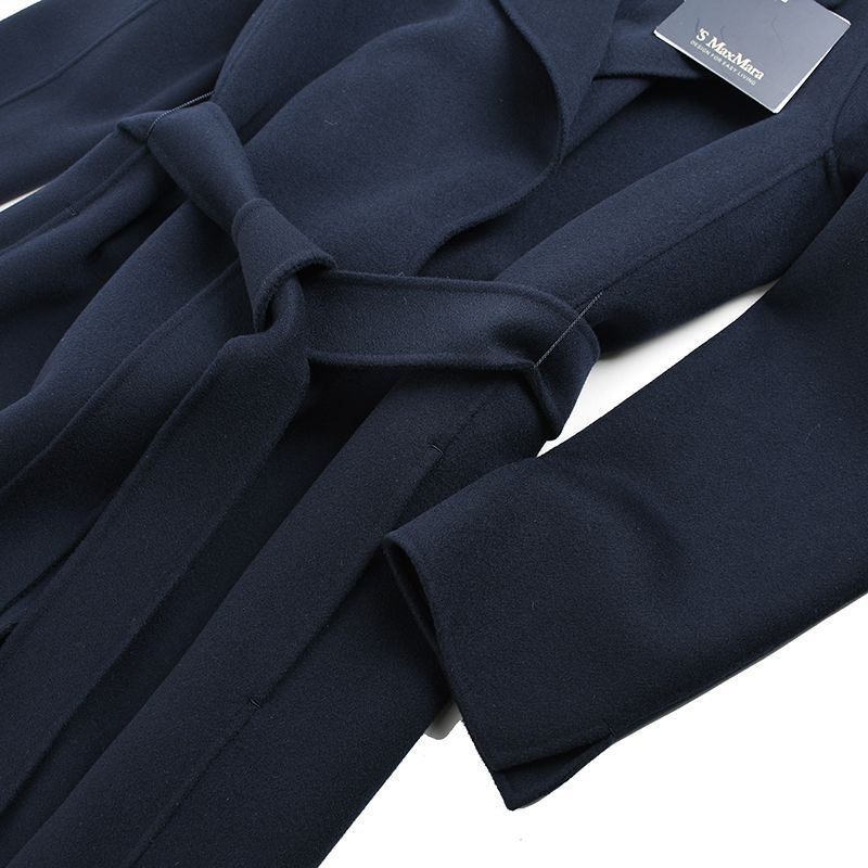 S Max Mara エス マックスマーラ POLDO ネイビーウールコート