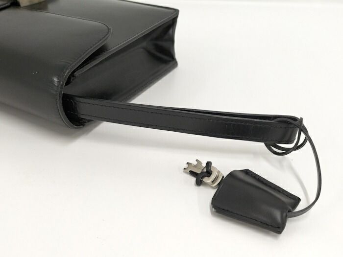 dunhill ダンヒル レザー ダイヤルロック式 クラッチバッグ セカンド