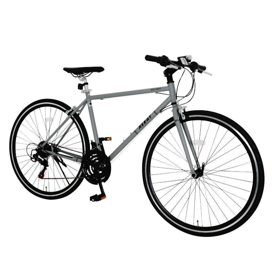 R2450クロスバイク 700c自転車21段変速 シマノ製 軽量 スタンド付