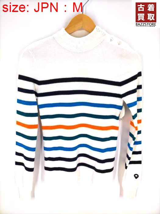 ナゴンスタンス nagonstans Knit PO ボーダーカシミヤ混ニット