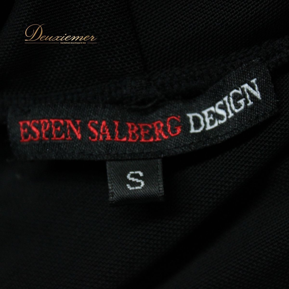 【美品 社交ダンス衣装】ブラック系 黒 ESPEN SALBERG DESIGN スカート レッスン パーティー シンプル 無地 ダンス 練習 着心地 伸縮性 おしゃれ コーディネート 結婚式 パフォーマンス コスチューム 汎用性 プレゼント 美品 社交ダンス衣装】ブラック系 黒 ESPEN SALBERG DESIGN