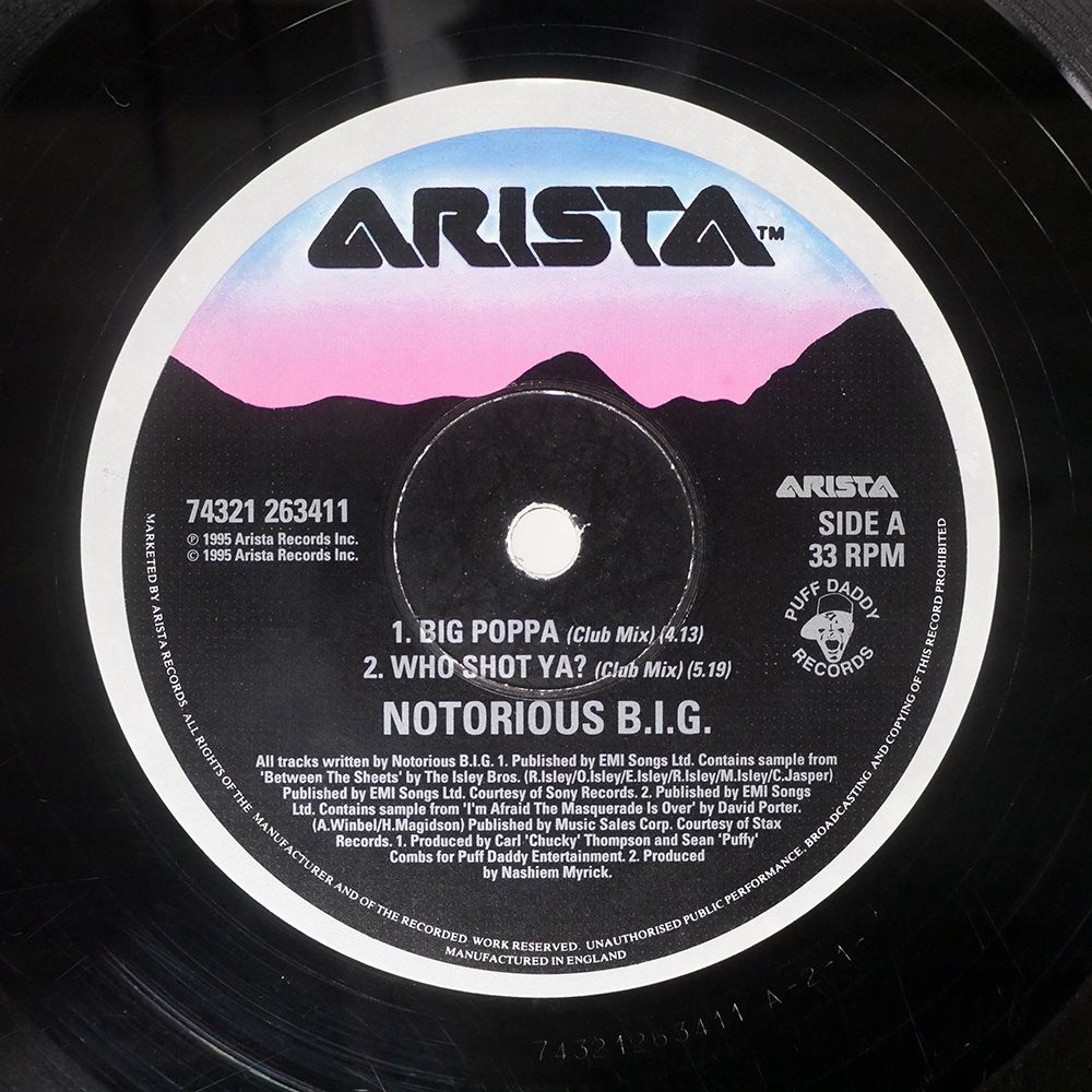 The Notorious B.I.G レコード レコード】THE NOTORIOUS B.I.G. - ONE MORE CHANCE / THE WHAT