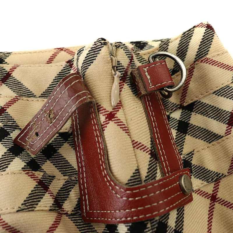 Burberrys BLUE LABEL ノバチェックプリーツ巻きスカート 38