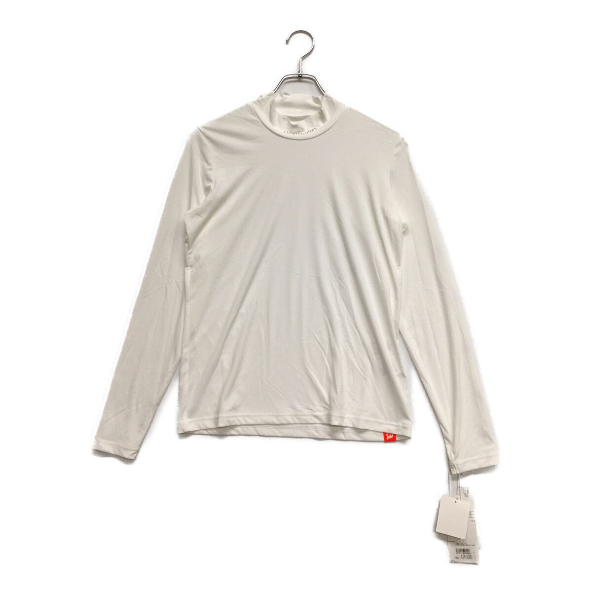 未使用品 レディース アルチビオ archivio インナー 40(L) 白 ホワイト 春夏 ハイネック モックネック UVカット 速乾