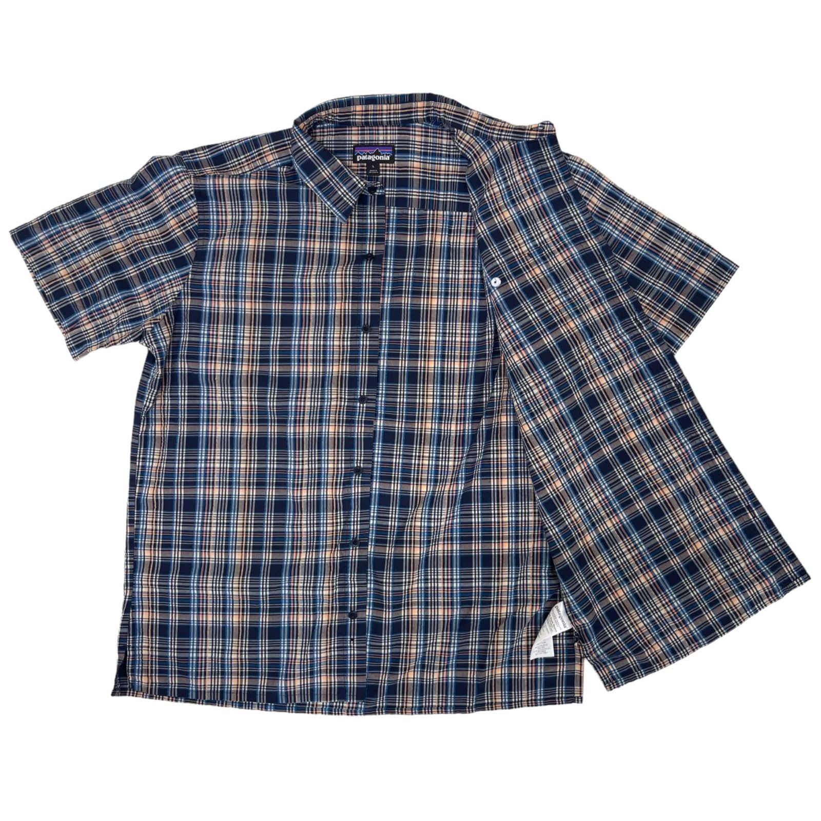 GC740 patagonia パタゴニア 半袖シャツ チェックシャツ シャツ
