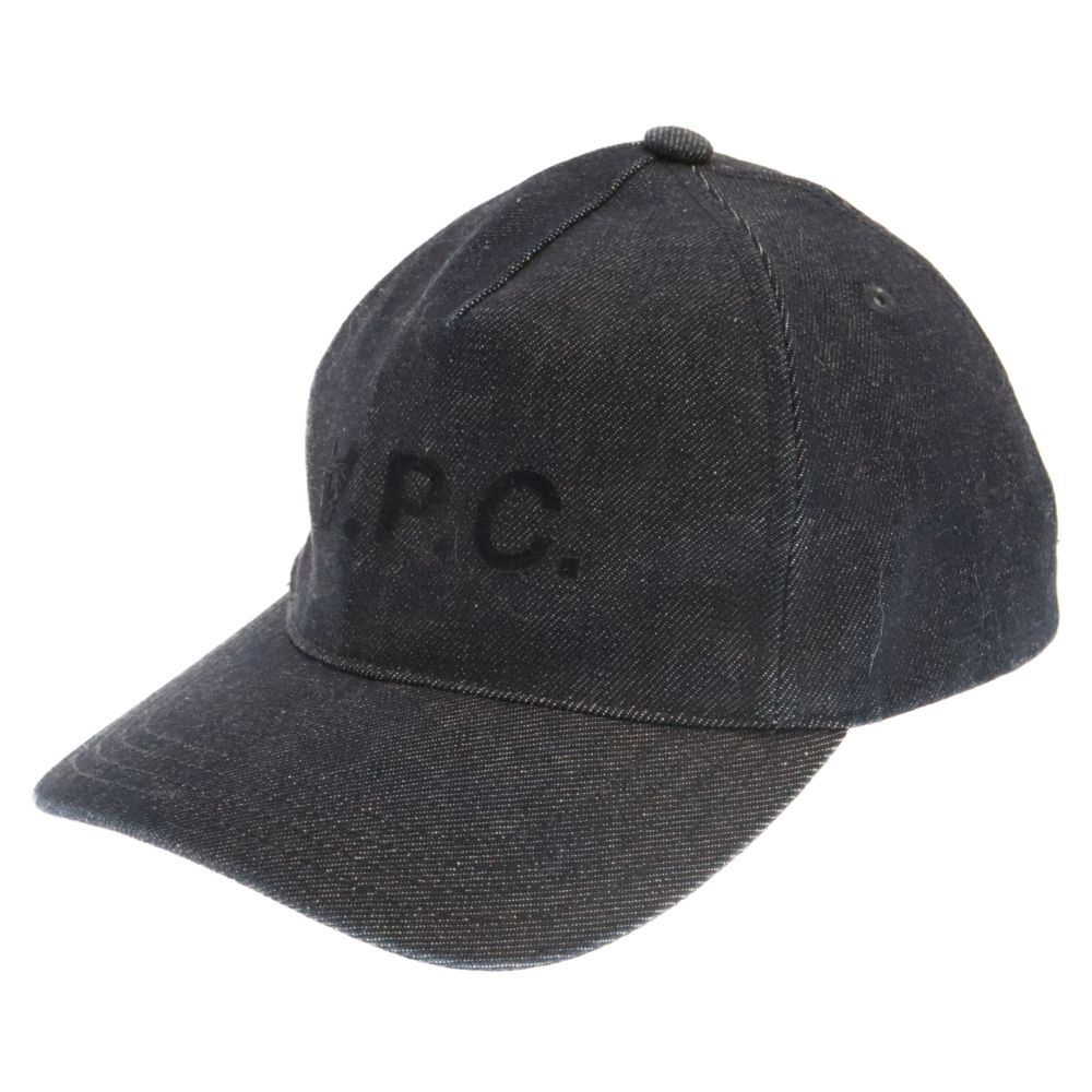 A.P.C (アーペーセー) デニムロゴキャップ 帽子 ネイビー M24090