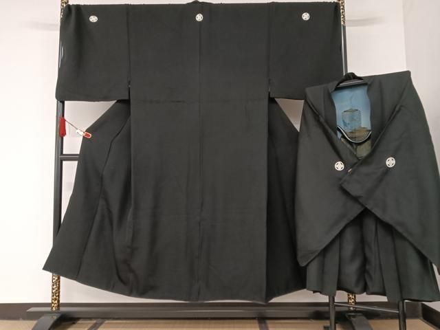 平和屋着物○本塩沢 蚊絣 正絹 逸品 AAAZ1761ph