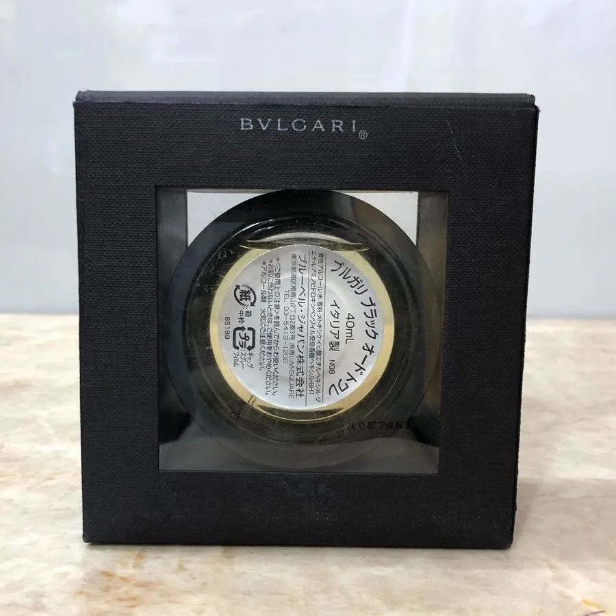 最短発送受付中 BVLGARI BLACK ブルガリ ブラック オードトワレ 40ml 