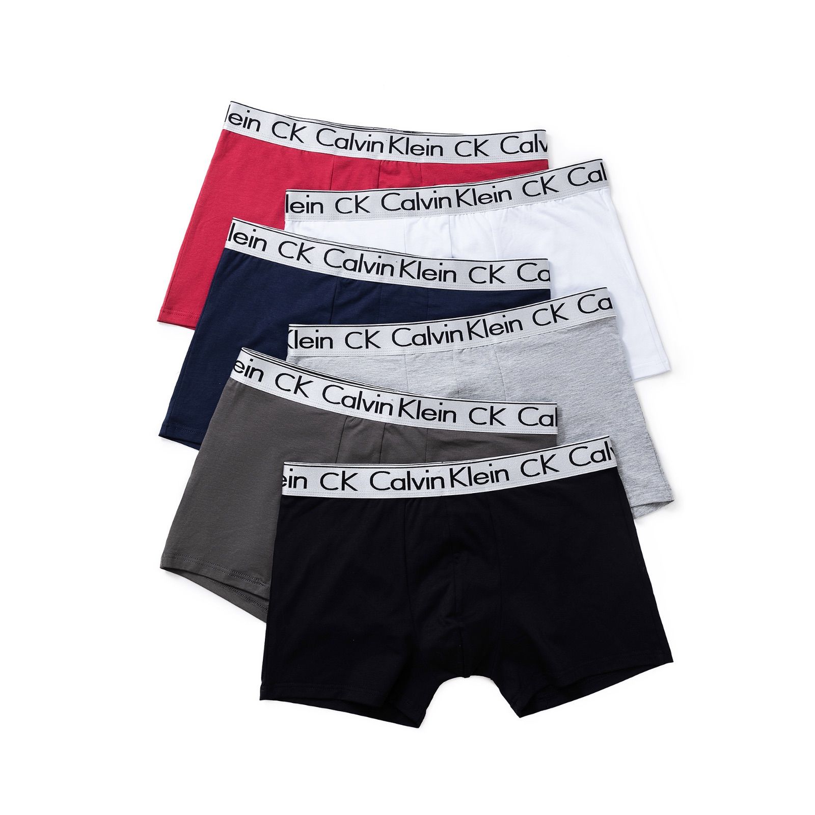 カルバンクライン ボクサーパンツセット L 6点6カラー みにくい