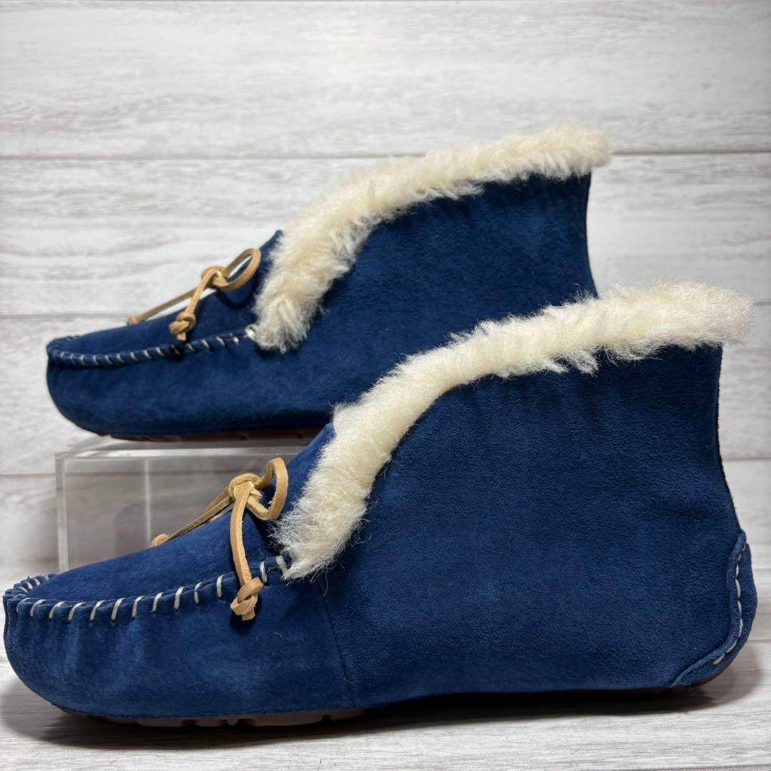 UGG アグ ALENA アレーナ ハイカットモカシン ブルー - メルカリ