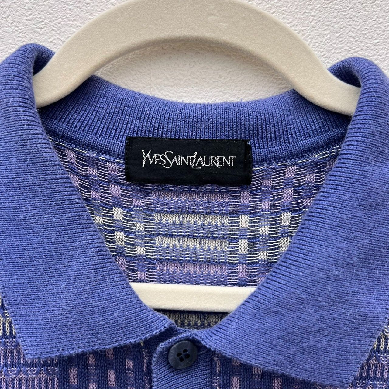 Yves Saint Laurent イヴ・サンローラン ニットポロシャツ ポロ