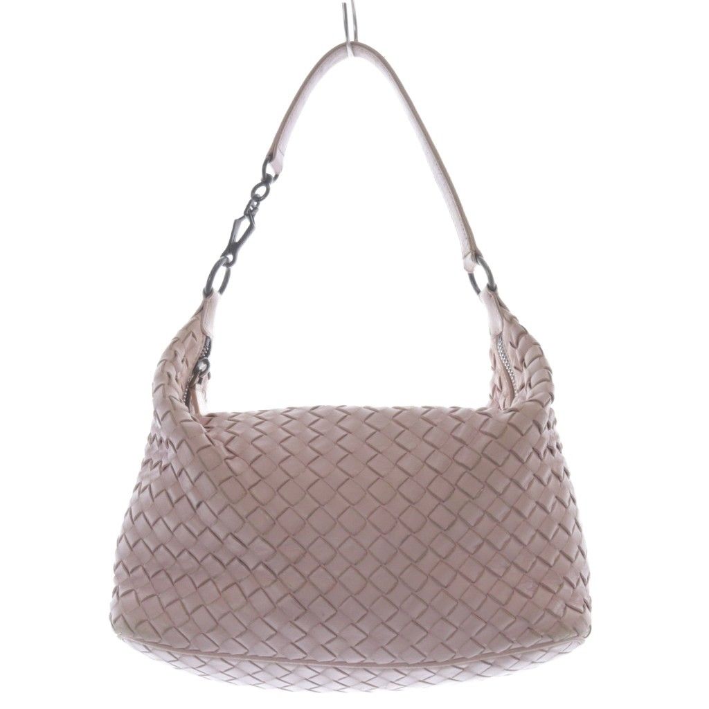 ボッテガヴェネタ イントレチャート ハンドバッグ 薄ピンク ボッテガヴェネタ BOTTEGA VENETA イントレチャート ワン