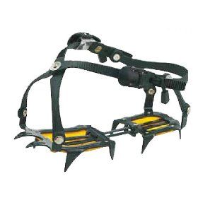 新品・3営業日で発送】エバニュー 10本爪アイゼン L EBY017 オレンジ