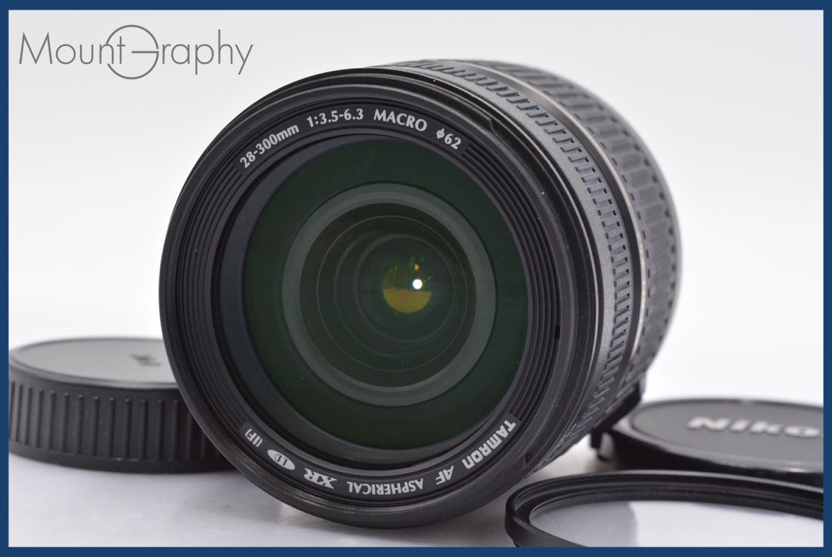 上 タムロン TAMRON AF ASPHERICAL XR LD IF 28-300mm F3.5-6.3 MACRO 前後キャップ他 ペンタックスK用 AF yk2696