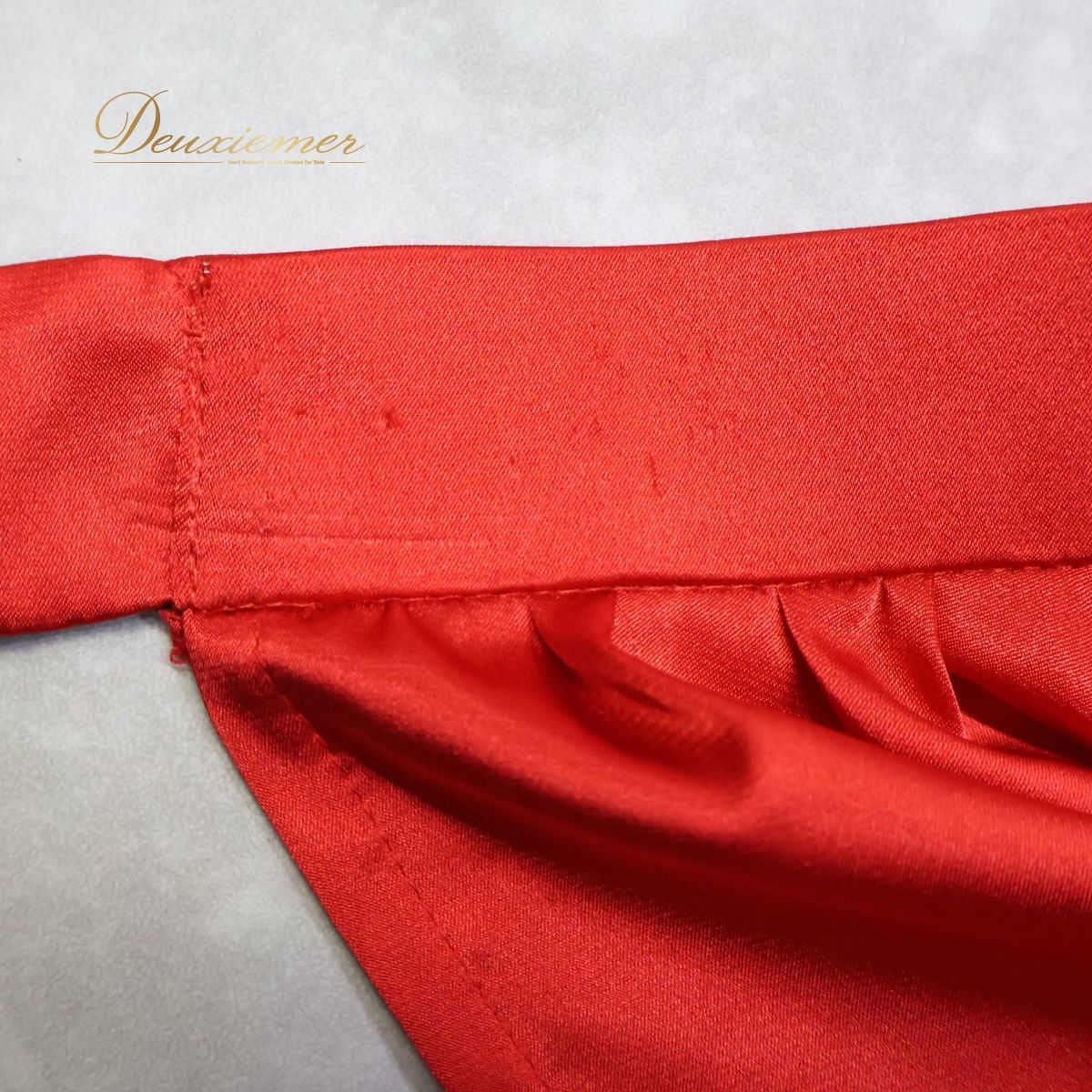 【タカダンス】赤スカート2700 社交ダンス 衣装 タカダンス スカート 巻きスカート レッド系 赤