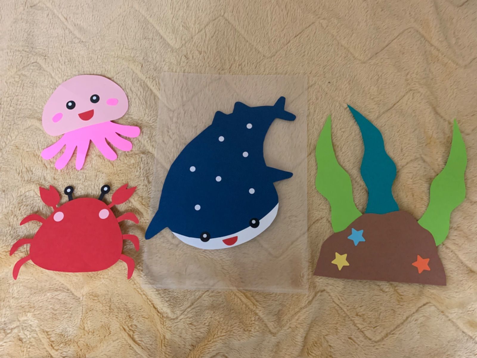 メルカリshops 壁面飾り 海の生き物 夏 保育園