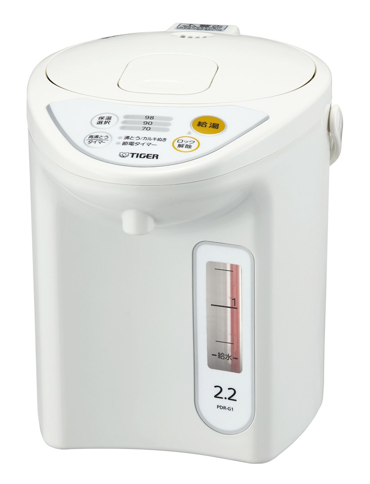 PDR-G221-W ホワイト 2.2L Tiger ポット 電気 マイコン 魔法瓶 タイガー