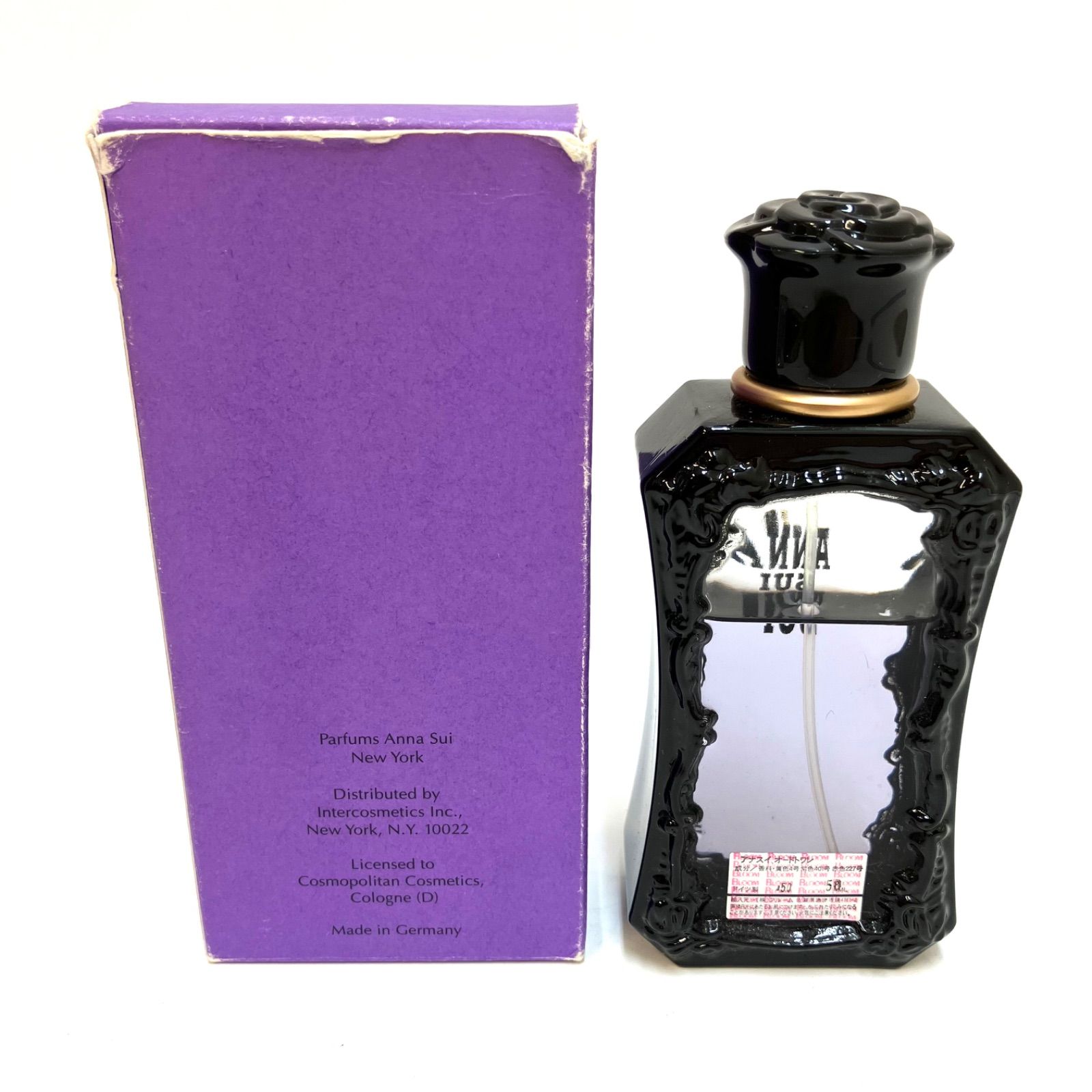 ANNA SUI＊アナスイ 香水 オードトワレ 50ml 黒 紫 ボトルおしゃれ @ - メルカリ