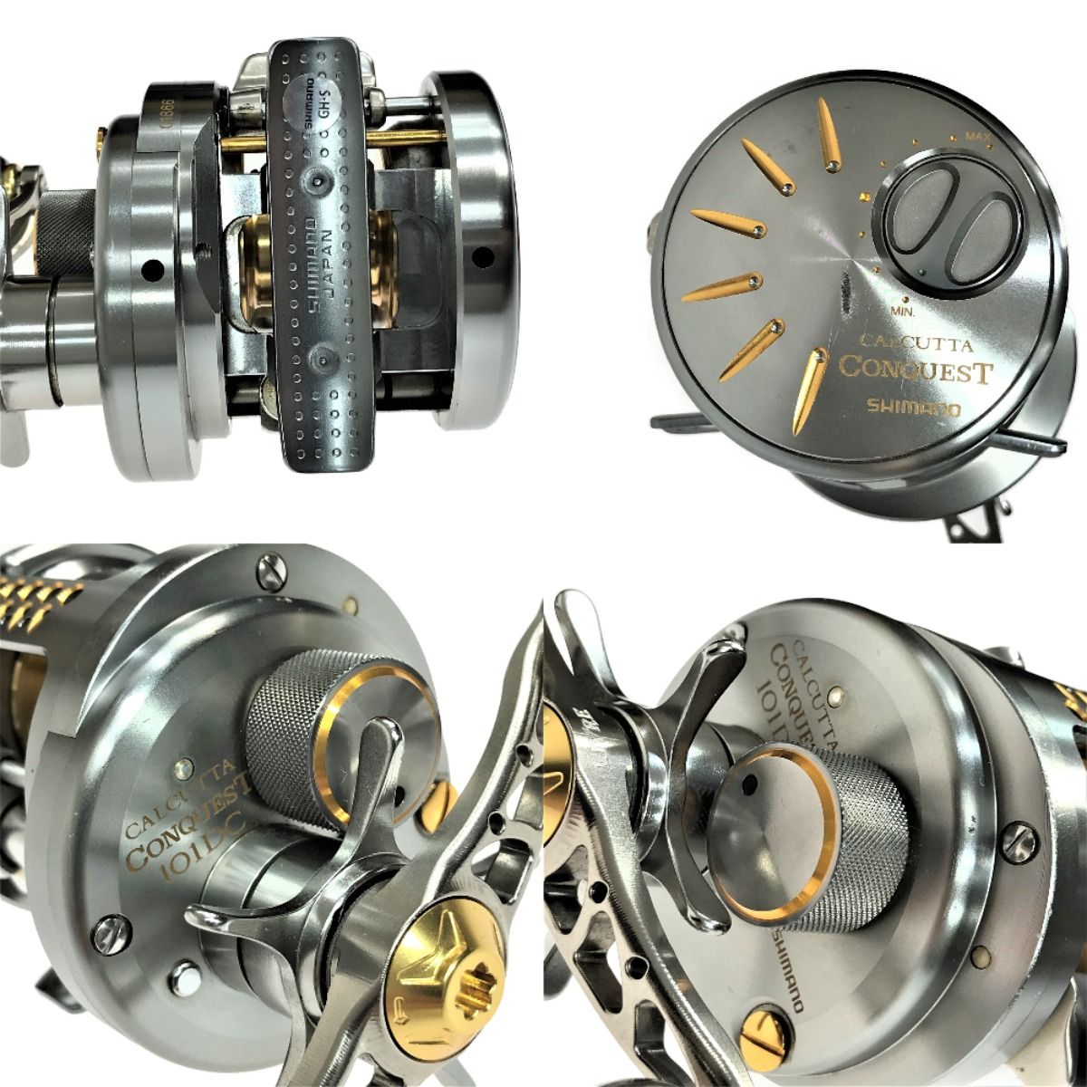 SHIMANO シマノ 04カルカッタコンクエスト 101DC LIVREハンドル交換