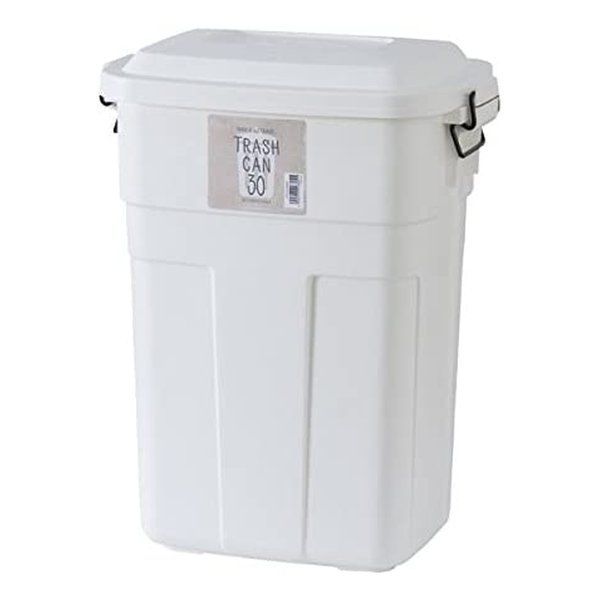 【新品】東谷 アズマヤ トラッシュカン 30L ホワイト W39×D27×H48.6 LFS-934WH (2564982)