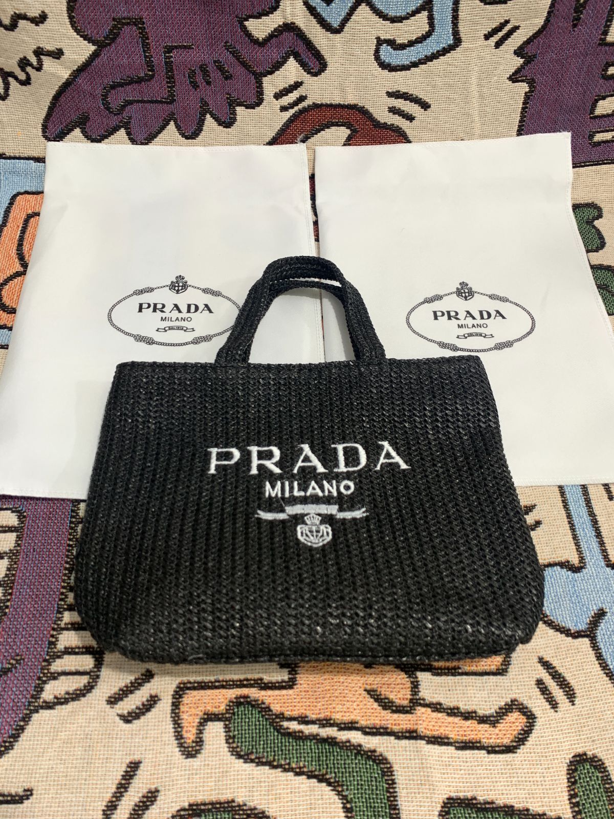 在庫限り】PRADA・プラダ トートバッグ かごバッグ ハンドバッグ　レディース　超人気