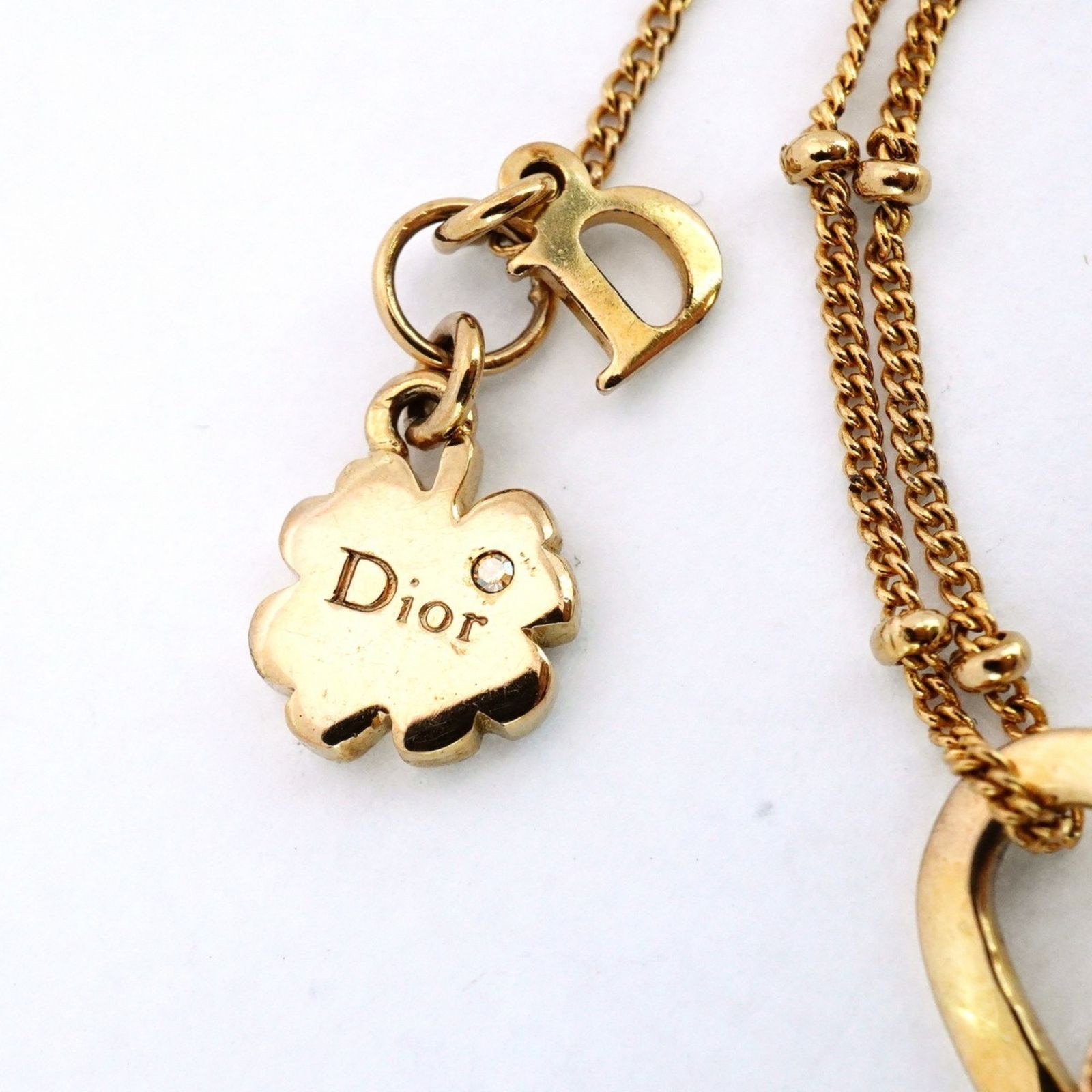 極美品✨ディオール ブレスレット　パール　ラインストーン　ゴールド　レディース クリスチャン・ディオール(Christian Dior) クリスチャン