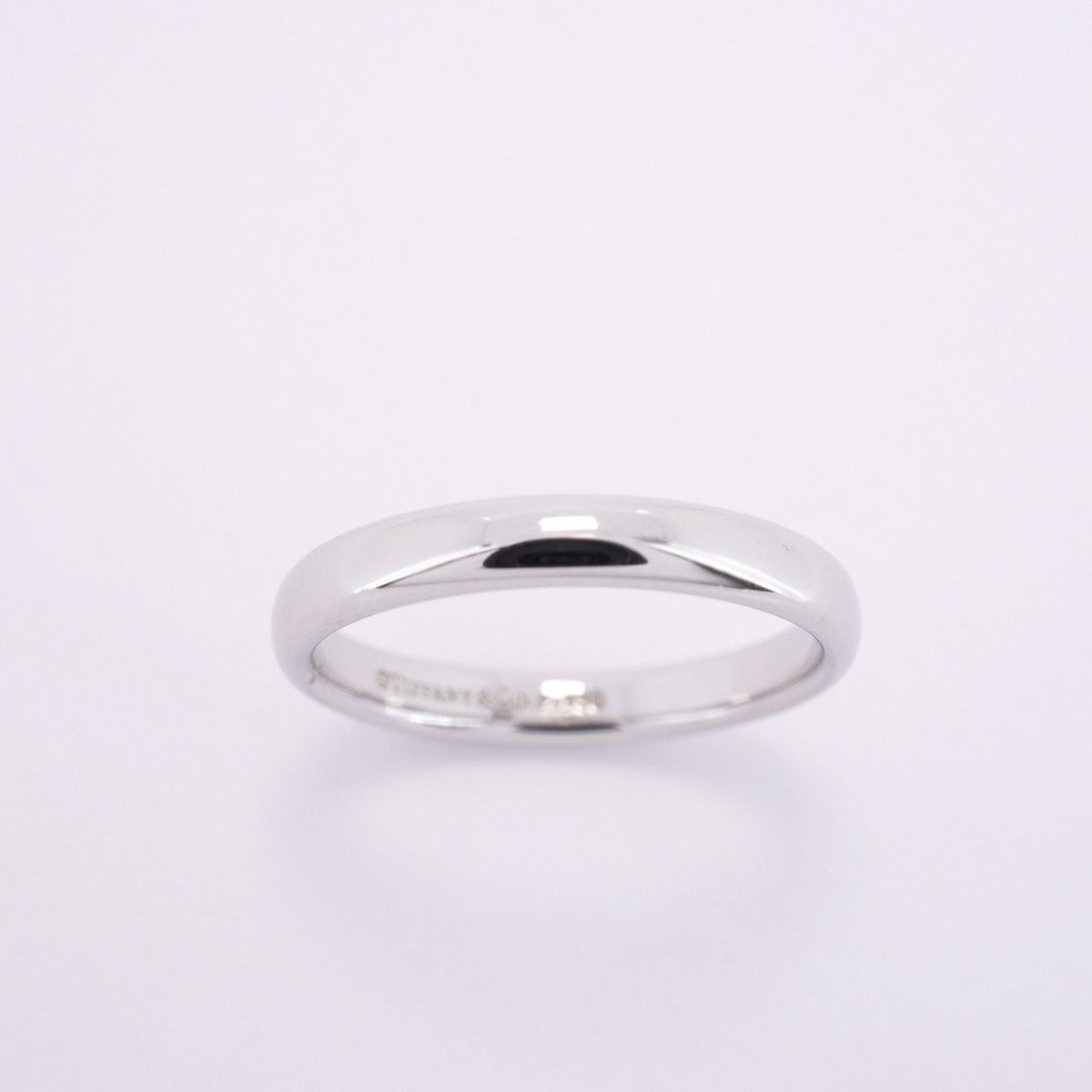 5jeb0377】ティファニー リング ウェディングバンド Pt950 プラチナ  