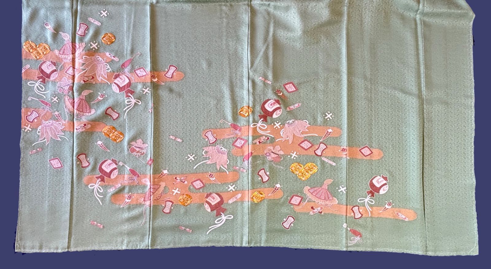 きもの蔵 ◆ 本裁 女児 訪問着袷きもの 未着用 NICORILABO_COM