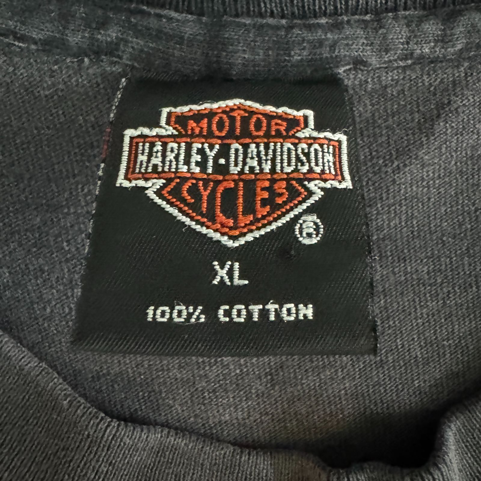 90s ハーレーダビッドソン イーグル サンダー 鬼フェード Tシャツ XL