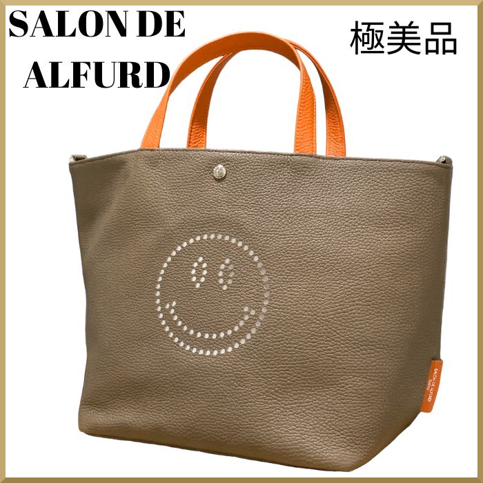 極美品】サロンドアルファード トートバッグ A4収納可 大人可愛い
