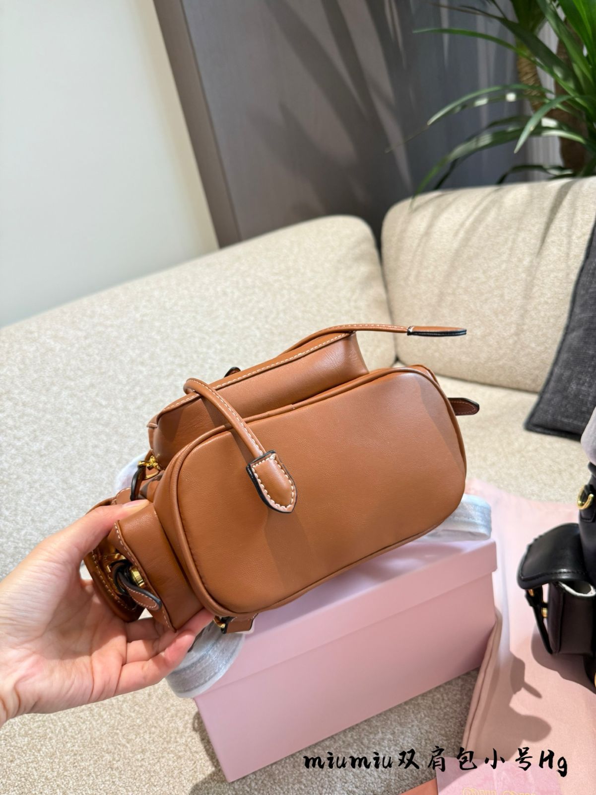 今日特価】Miu Miu Spring Shoulder Backpack / ミュウミュウ