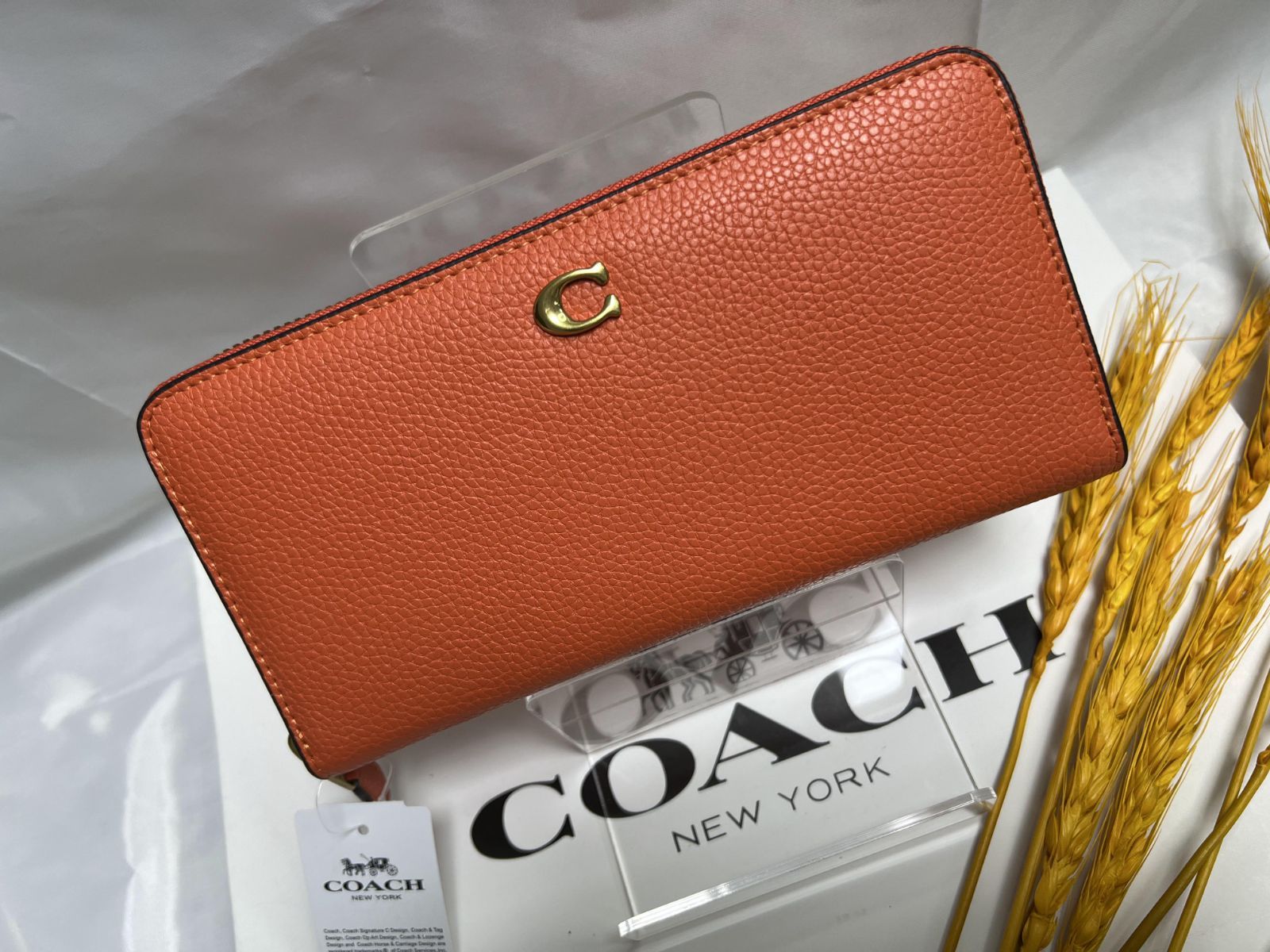 コーチ 長財布 財布 COACH 財布 アコーディオン ラウンドファスナー 