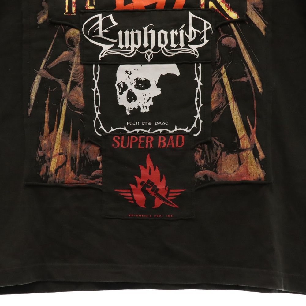VETEMENTS (ヴェトモン) 20AW Metal Patch Tee メタル パッチ半袖T 