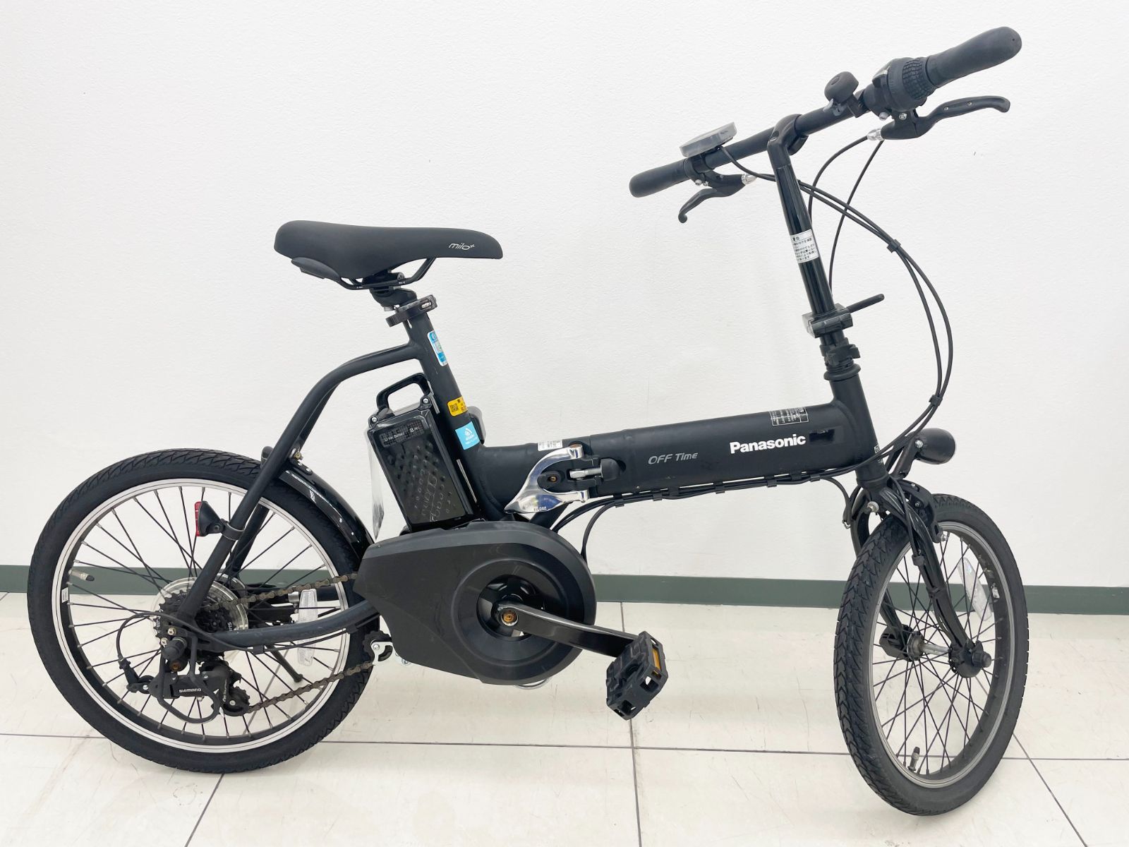 ✨美品✨室内保管✨完成車送料無料✨Panasonic電動自転車✨20インチ ☆Panasonic 折り畳み式電動自転車 20インチ☆H224 - メルカリ
