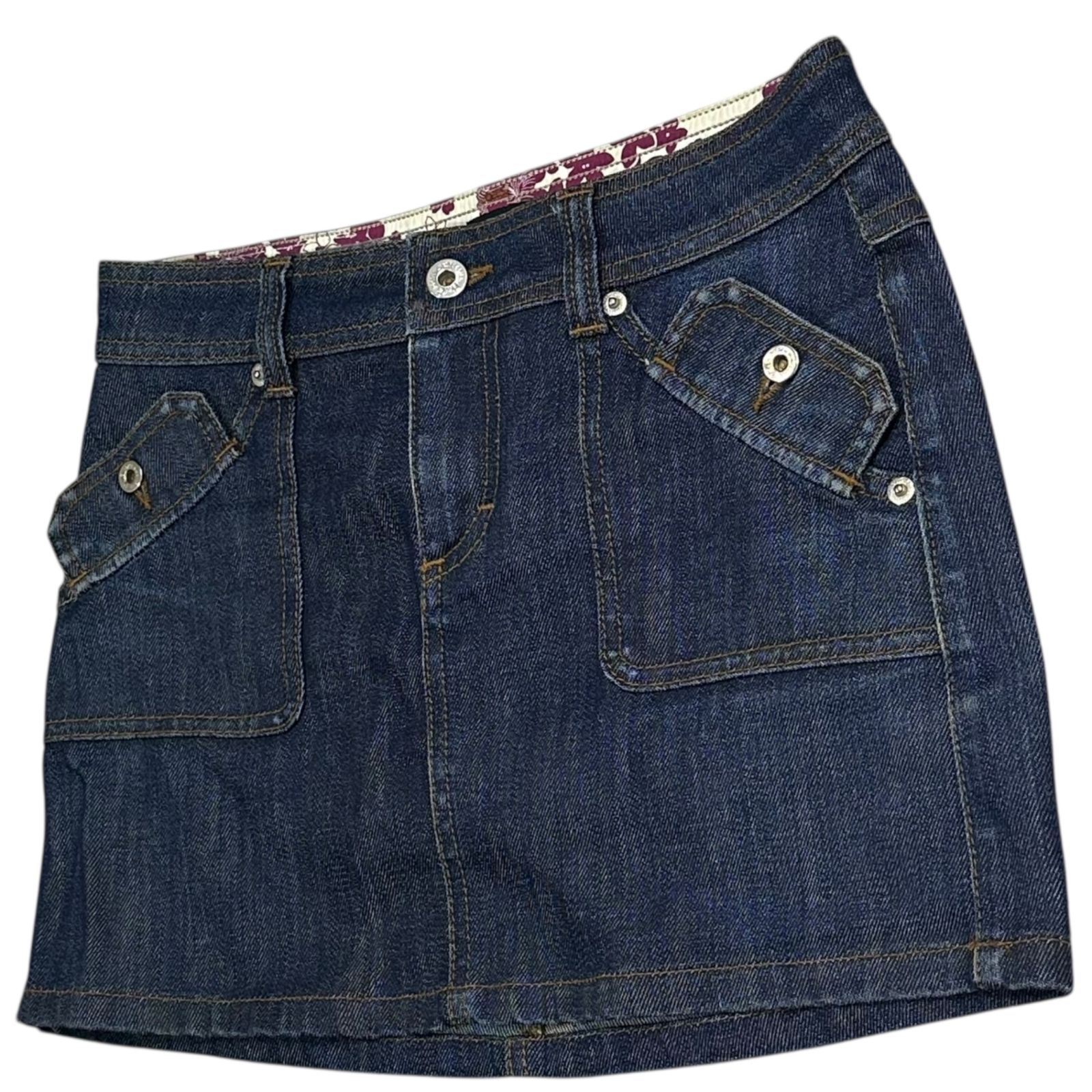 D&G デニム ミニスカート ジッパーポケット付き D&G(ディー&ジードルガバドルチェ&ガッバーナ) Gimmick Pocket